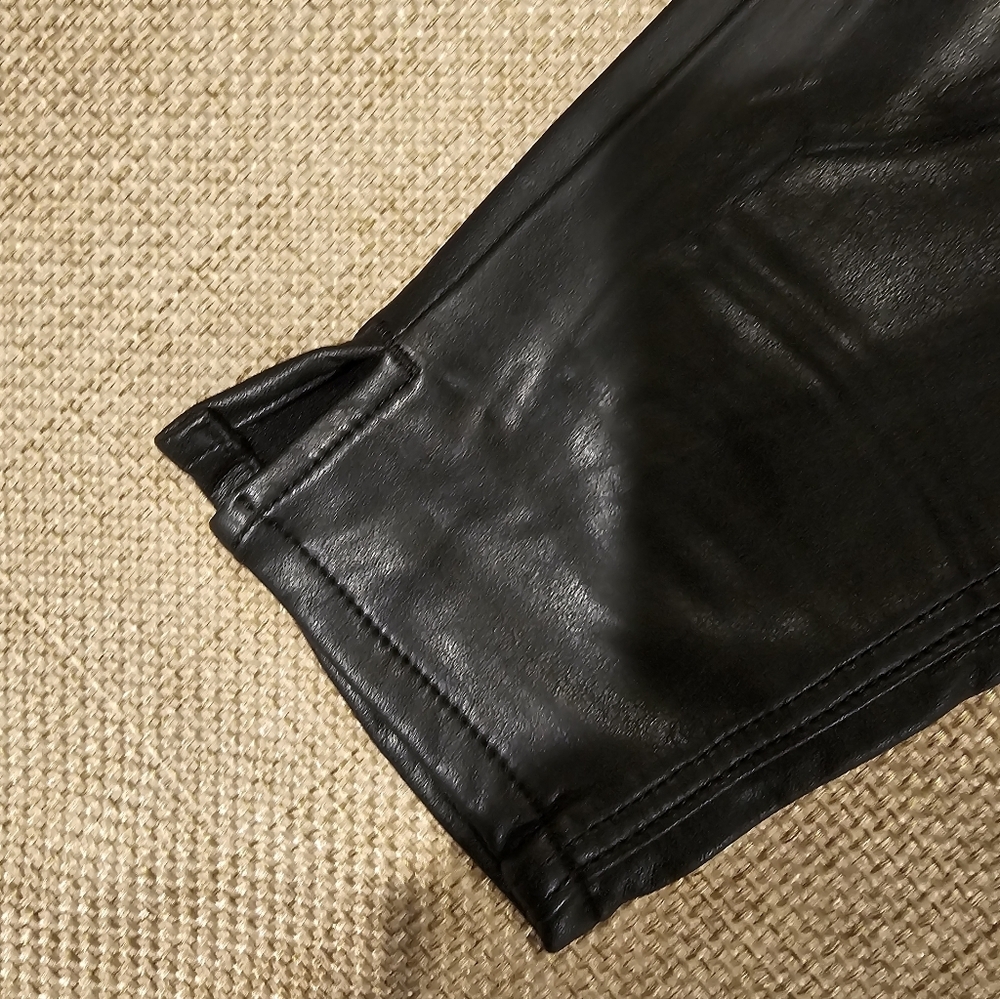 McGuire coated faux leather skinny pants in black.Size 27 - Picture 5 of 8